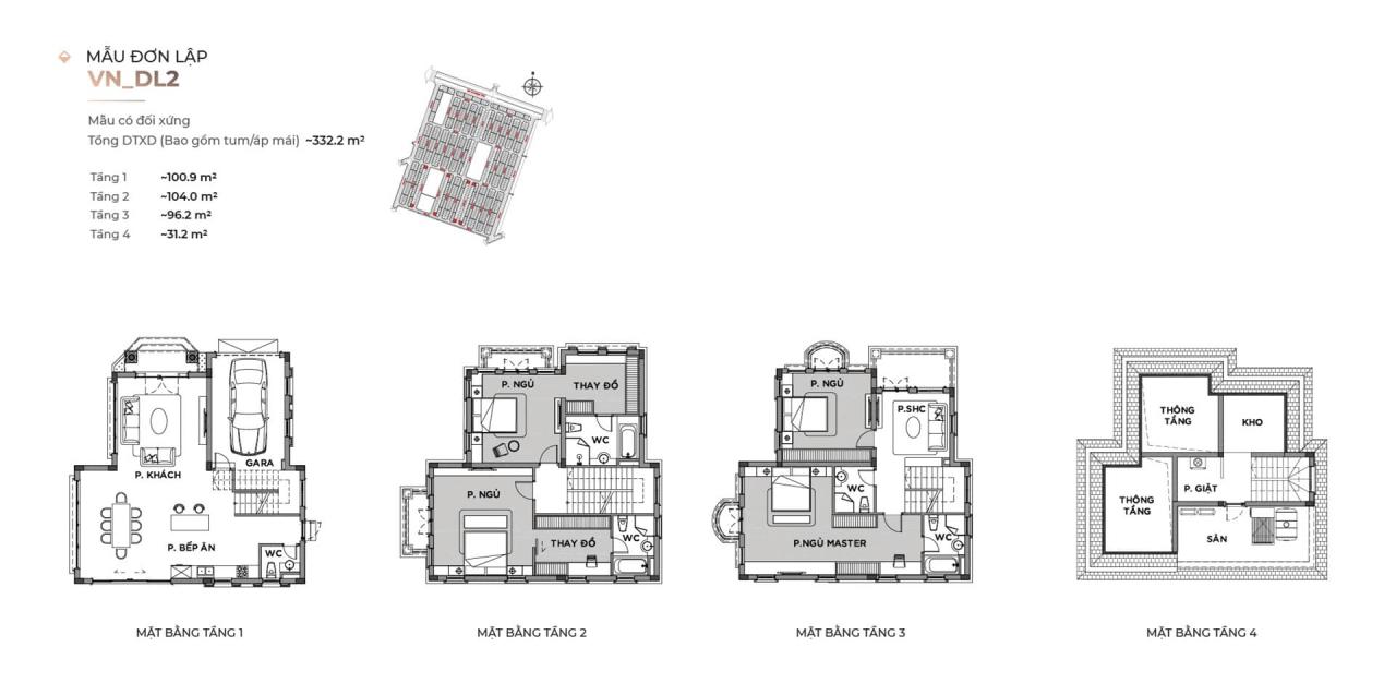 biệt thự chà là vinhomes ocean park 2 the empire