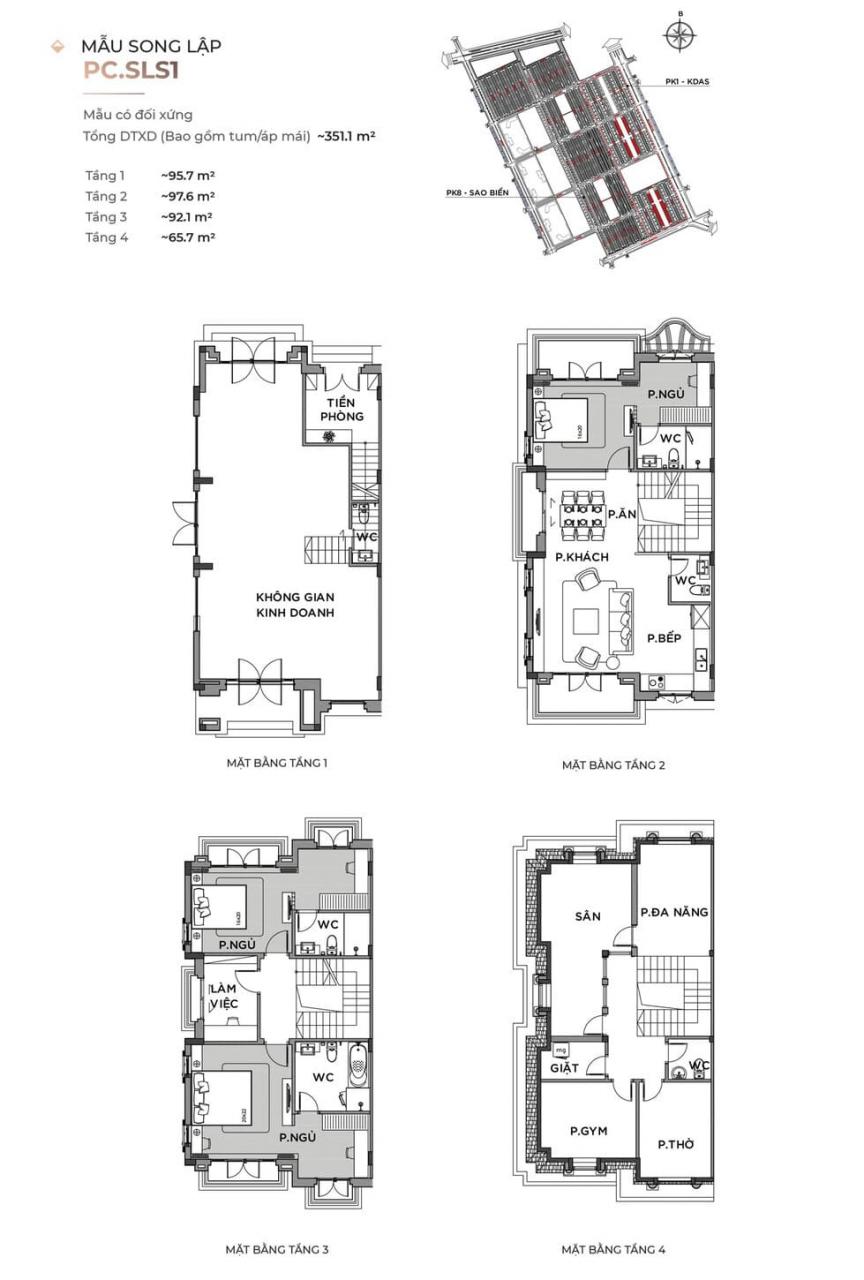 biệt thự kinh đô ánh sáng vinhomes ocean park 2 the empire 2