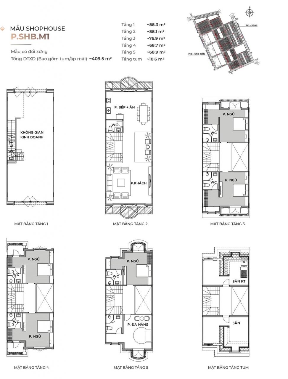 shophouse phân khu sao biển vinhomes ocean park 2 the empire 1