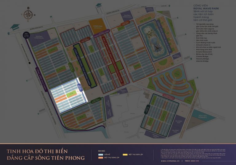 vị trí phân khu hải âu vinhomes ocean park 2 the empire